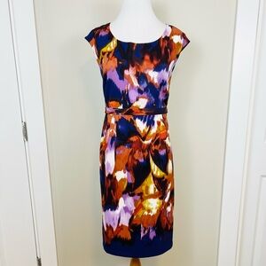 Cleo Colorful Watercolor Dress